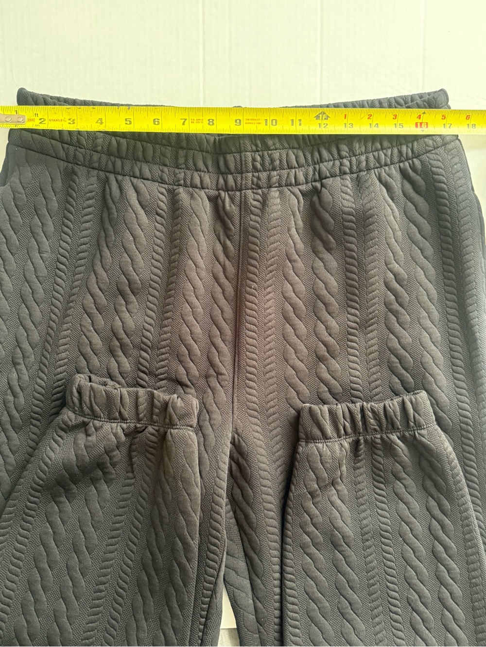 Joe Fresh Black Quilted Active Pullover - Picture 9 of 11
